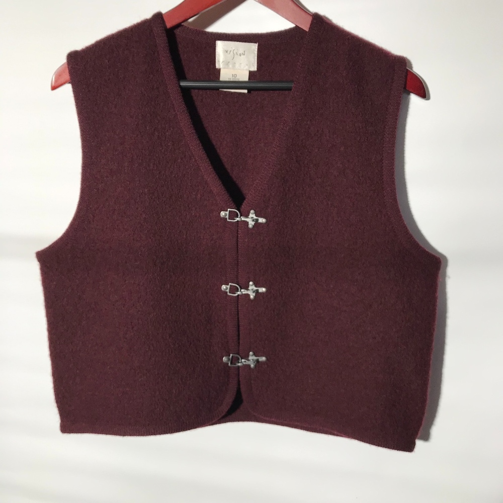 Equestrian Wool Vest size 10 by Vision Apparel